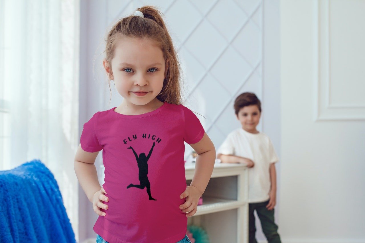 Summer T-shirt for Girls(FLY HIGH)