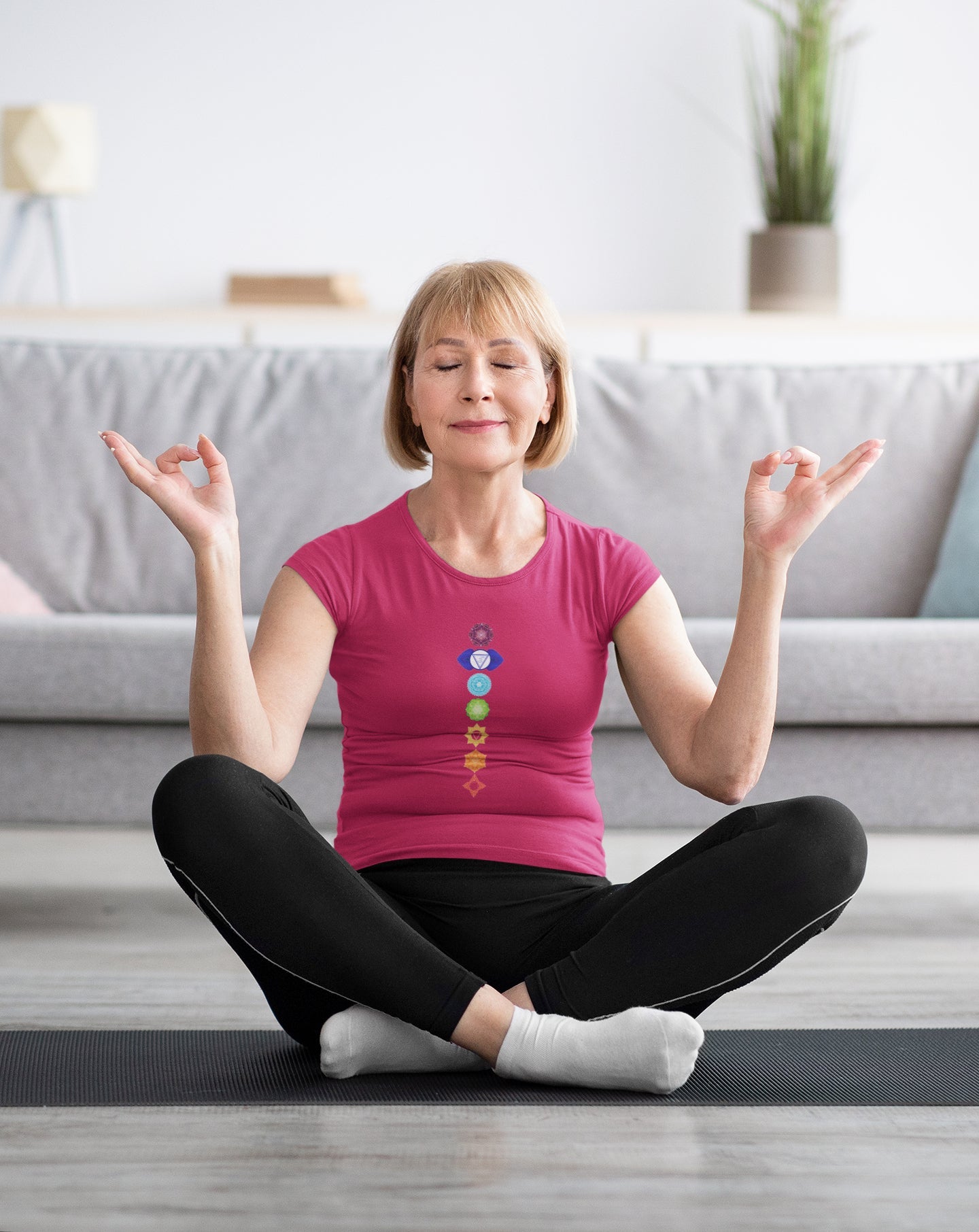 7 Chakras T-shirt For Women