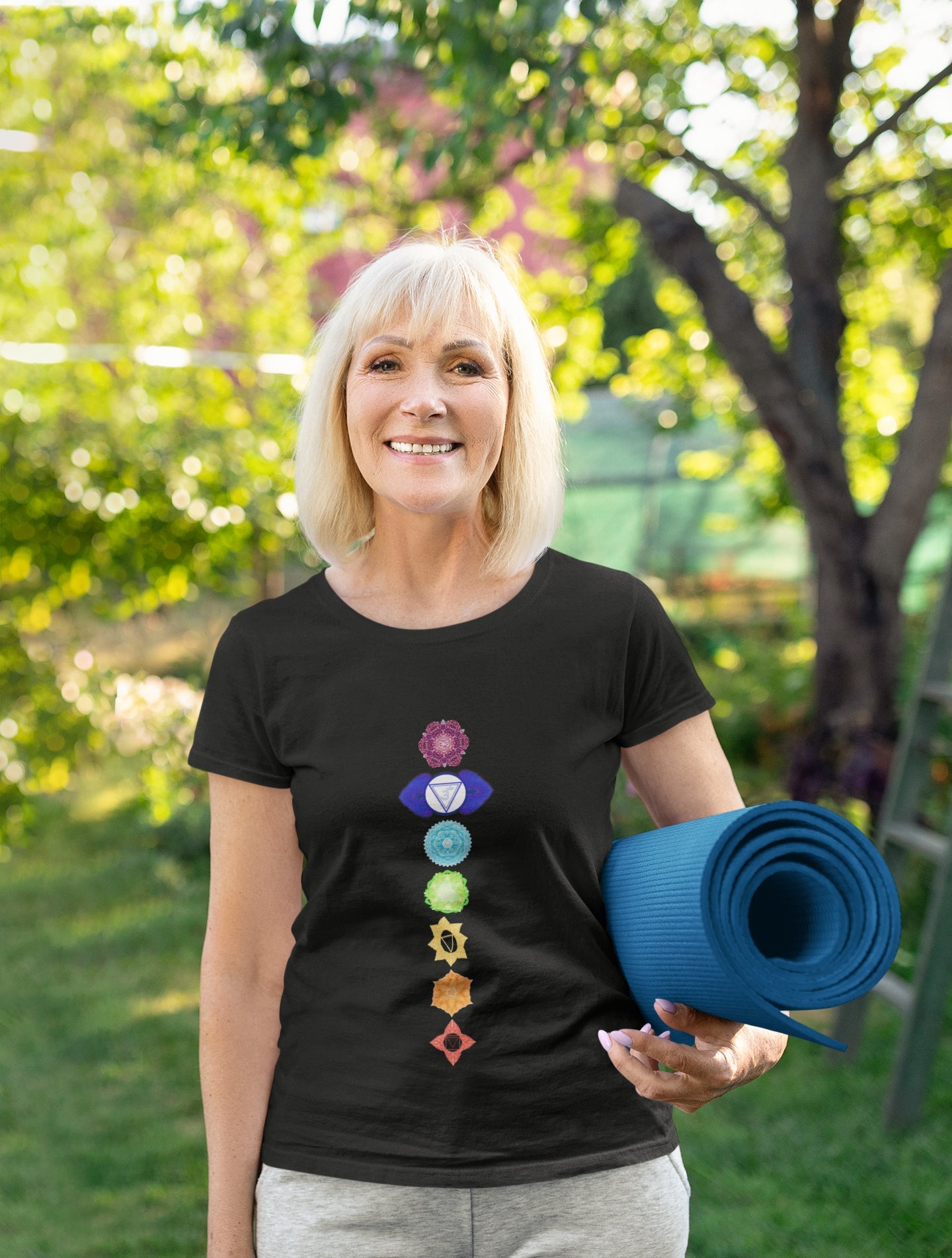 7 Chakras T-shirt For Women
