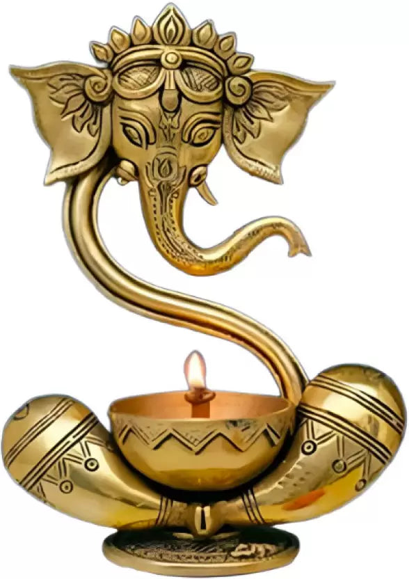 Brass Ganpati Diya