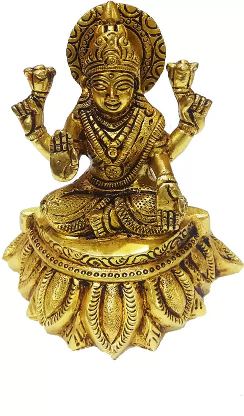 Lakshmi Ganesh Messing-Idol