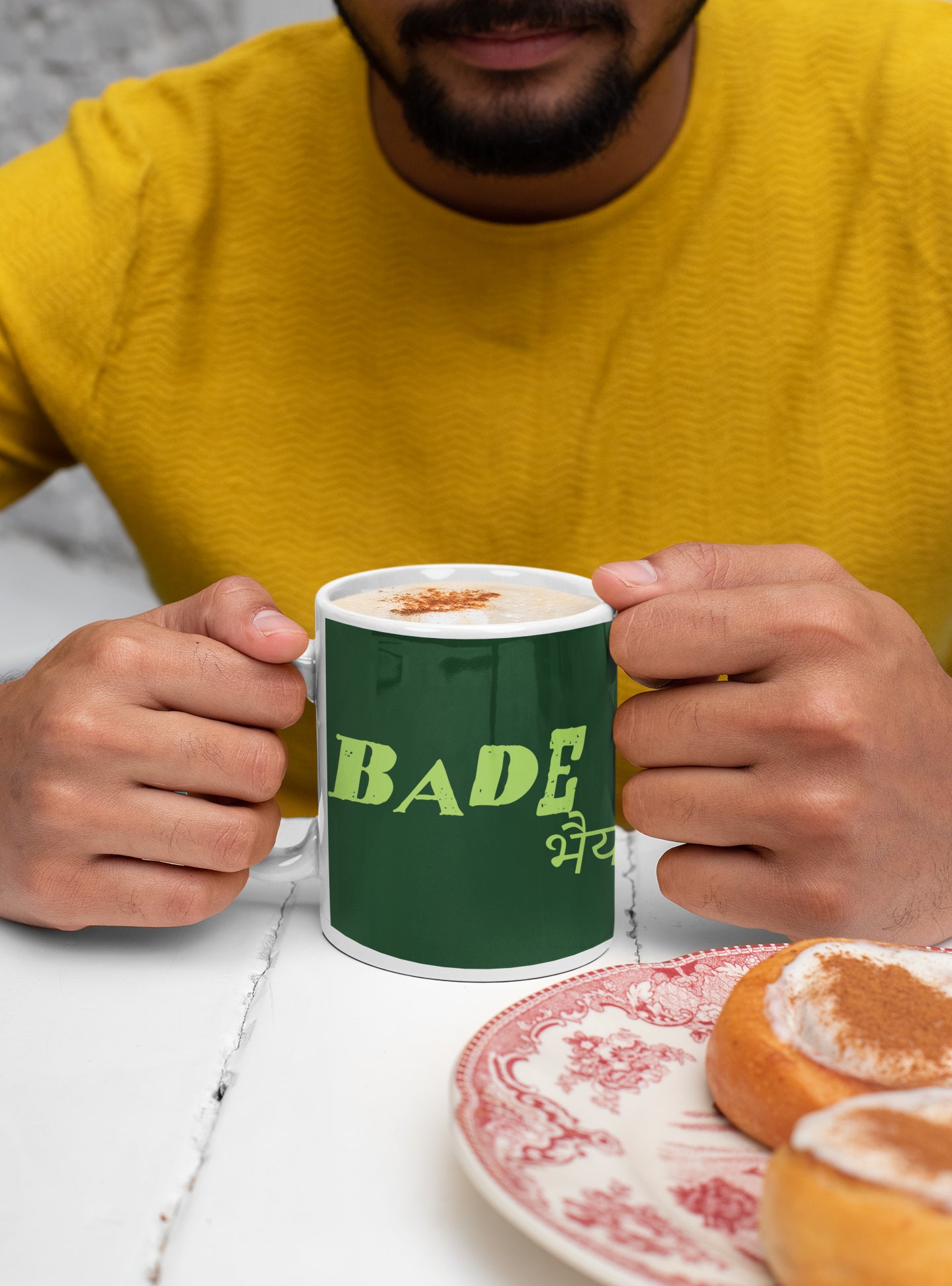 Bade Bhaiyya White Coffee Mug