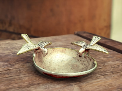 Brass Bird Urli Small