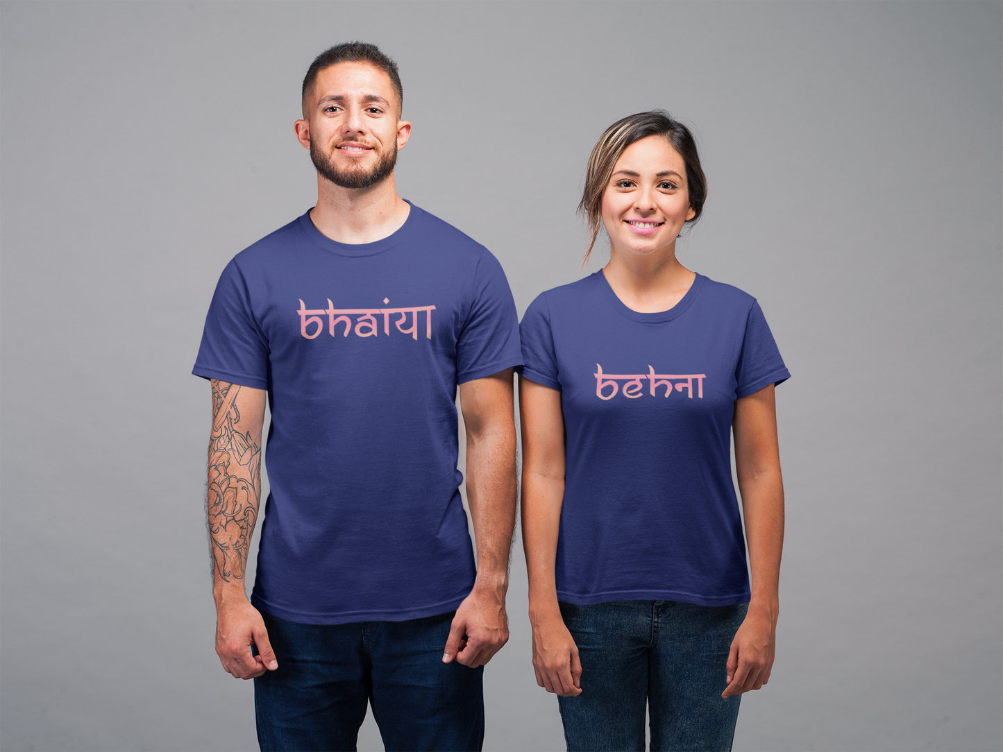 Bhaiyya Behna Sommer-T-Shirt-Kombination