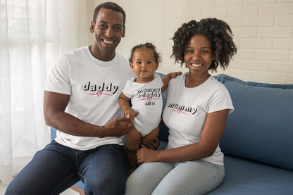 Family T-shirt Combo Set ( Mummy / Daddy / Me )