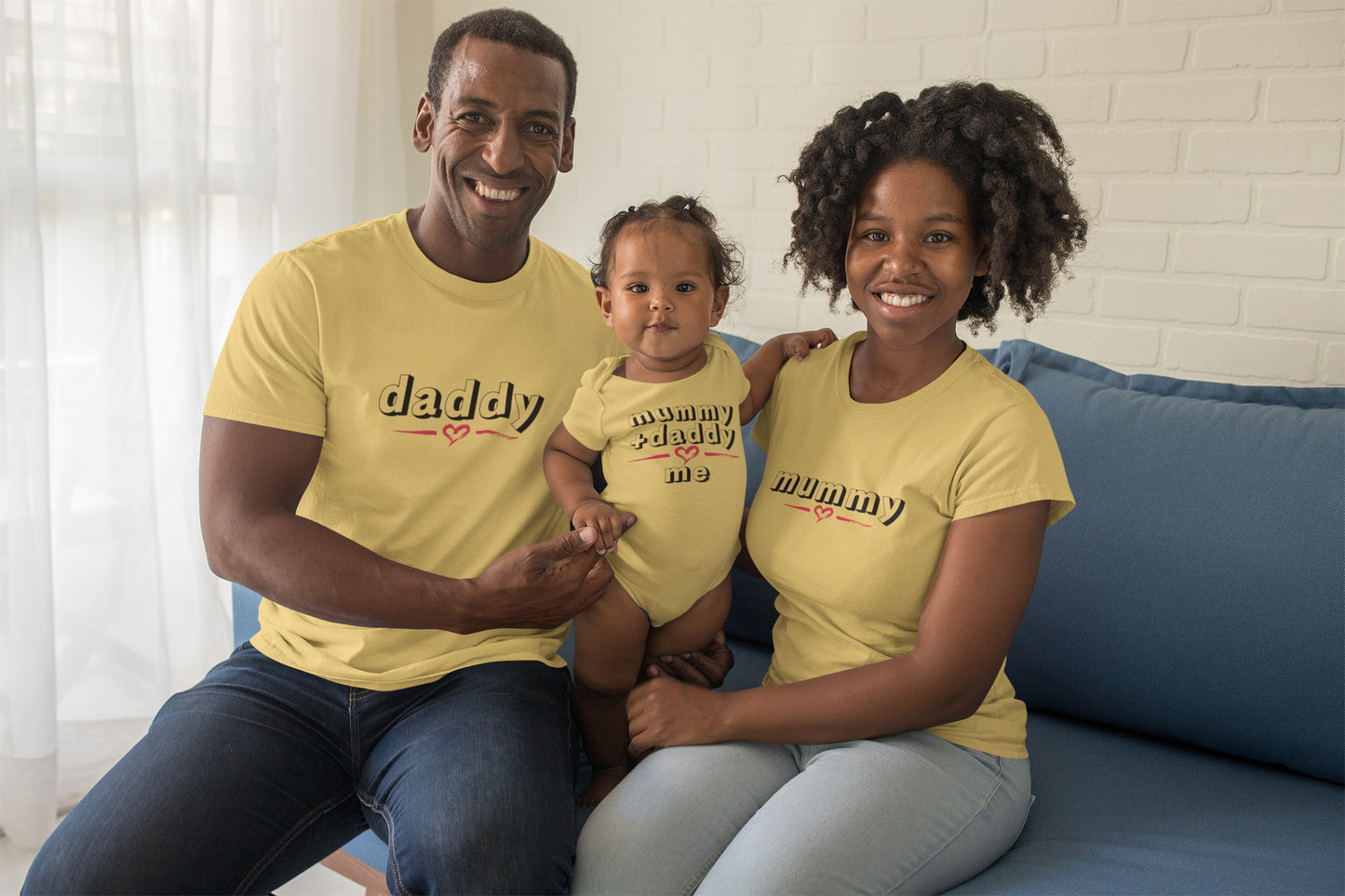 Family T-shirt Combo Set ( Mummy / Daddy / Me )