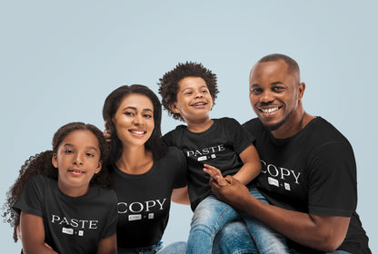 Family Black T-shirt Combo Set ( Copy / Paste )