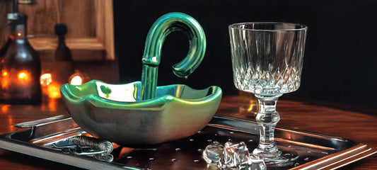 Umbrella Ceramic Snacks Bowl