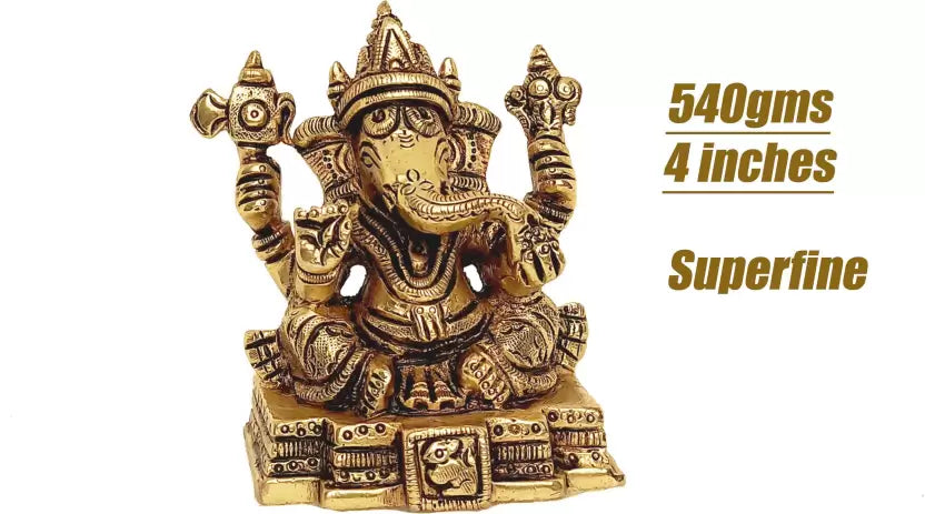 Brass Ganpati Superfine Statue