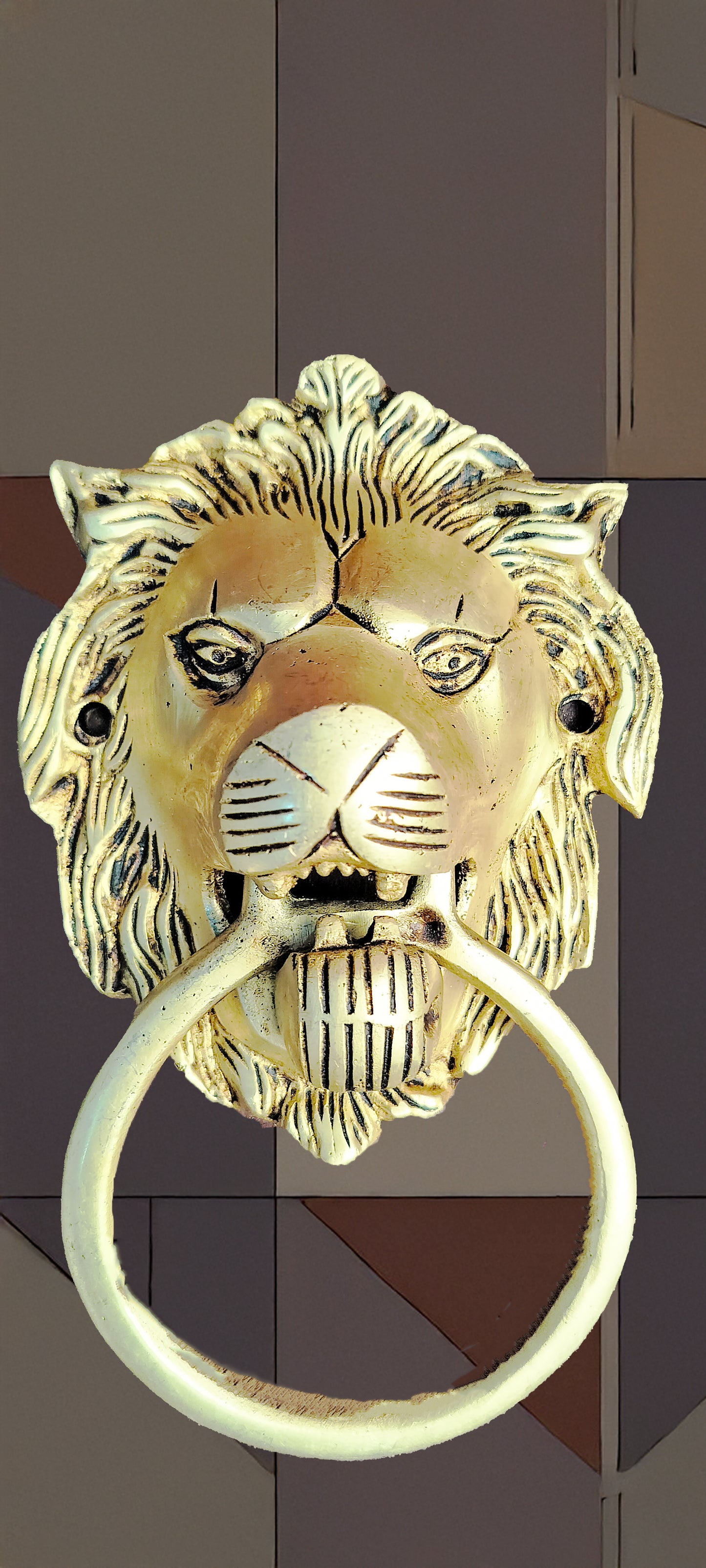 Brass Lion Door Knocker