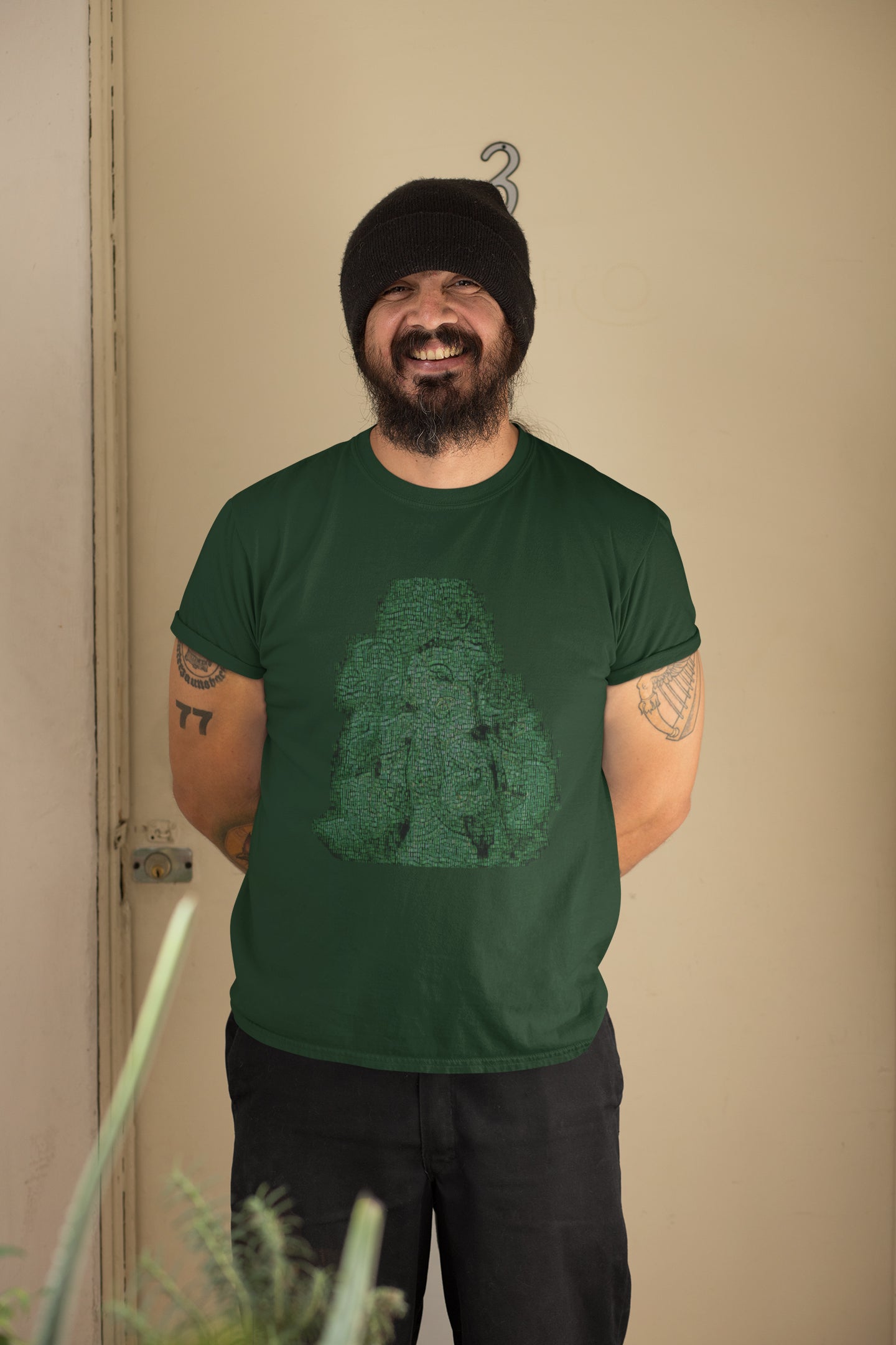 Binary Ganpati Summer T-shirt for Men