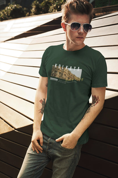 Kolkata Penning History Summer T-shirt For Men