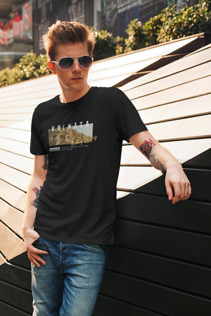 Kolkata Penning History Summer T-shirt For Men