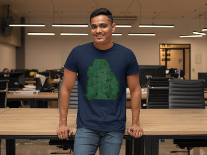 Binäres Ganpati Sommer-T-Shirt für Männer