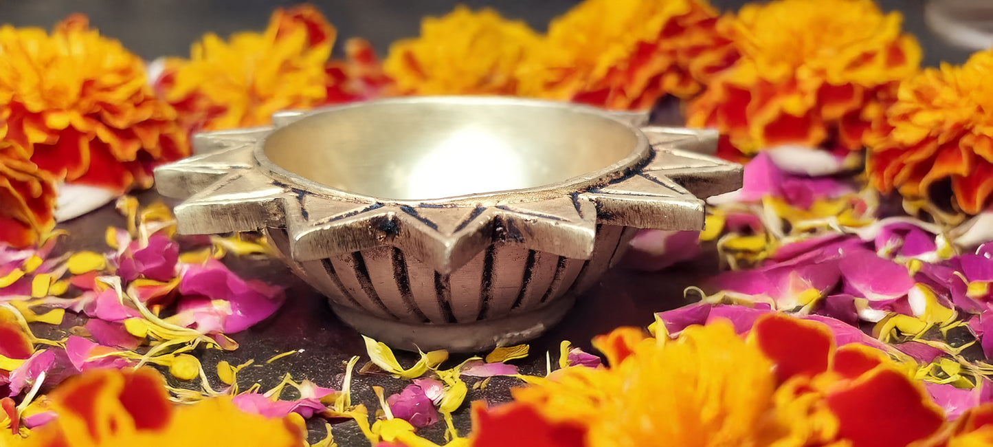 Sun Brass Diya