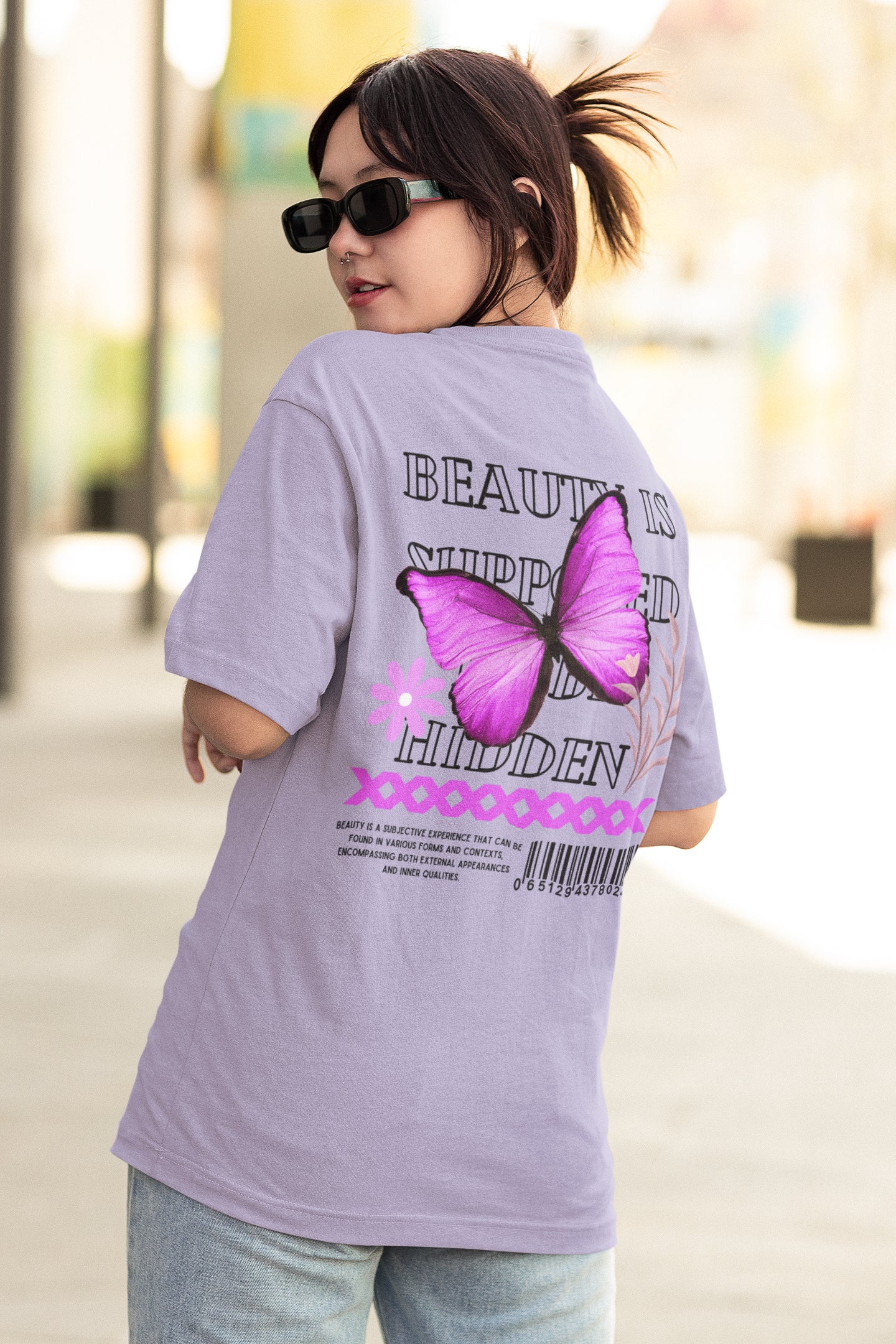 Hidden Beauty Unisex Oversized T-shirt