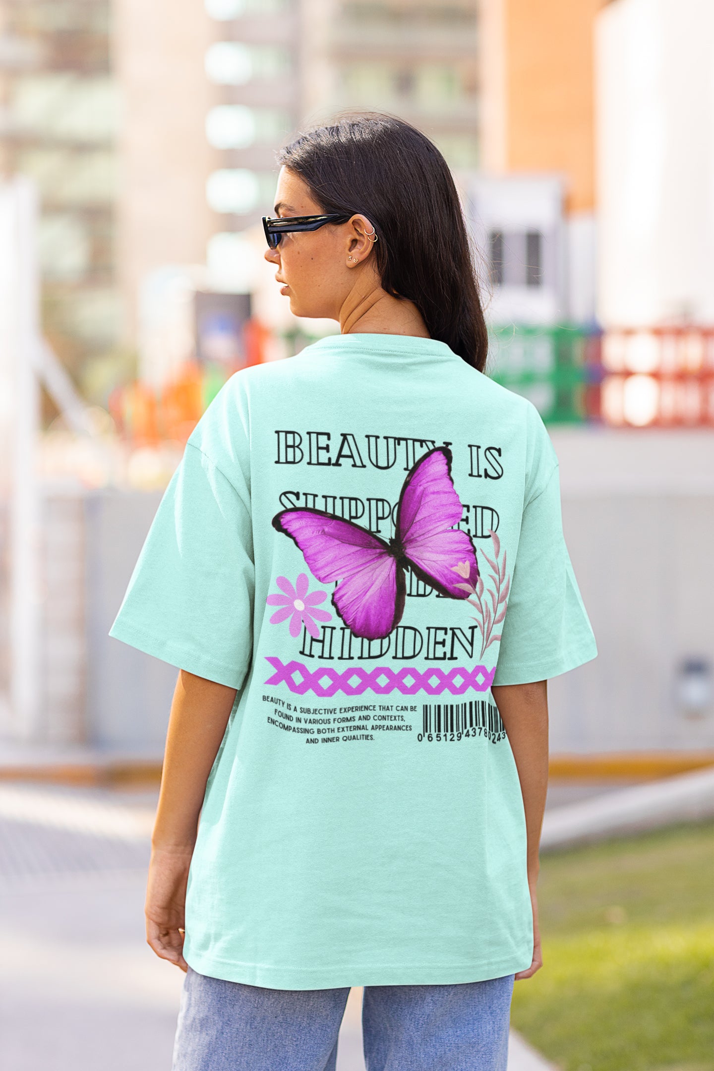 Hidden Beauty Unisex Oversized T-shirt