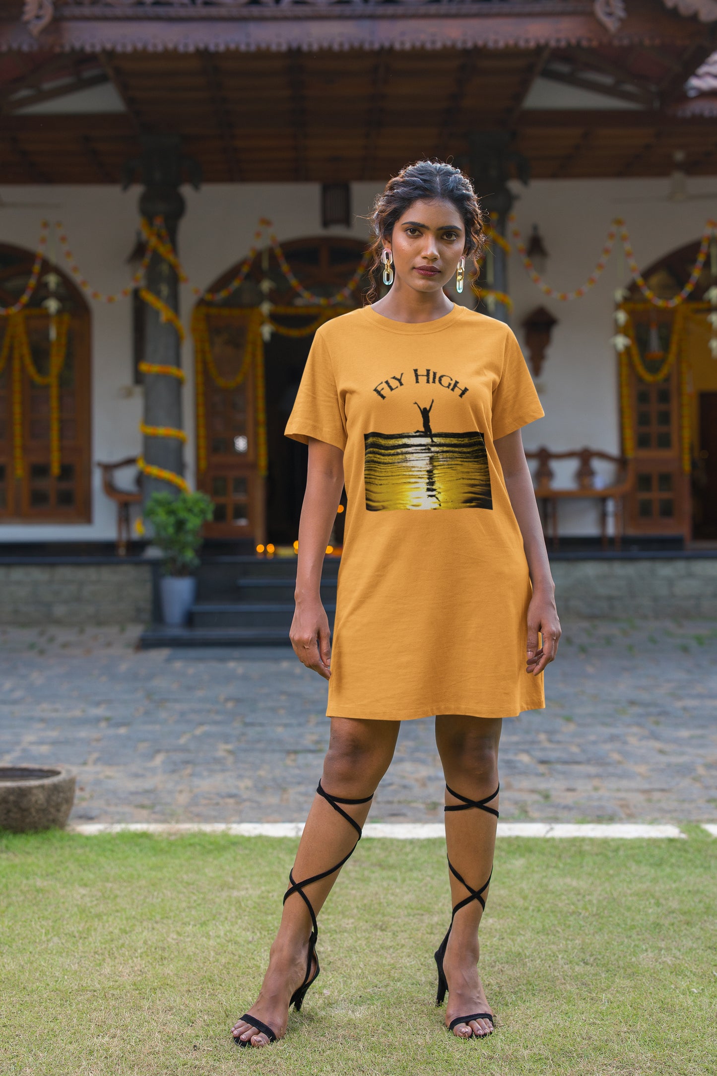 Fly High Shrivardhan T-shirt Dress