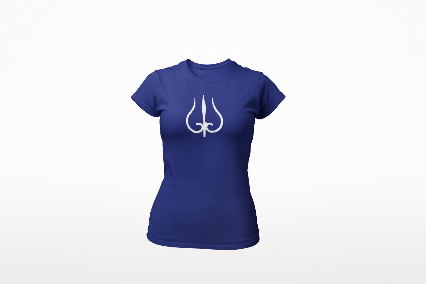 Trident White Summer T-shirt for Ladies