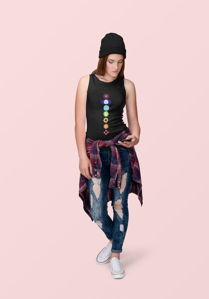 7 Chakra Tank Top for Ladies