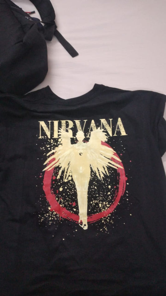 Nirvana Oversized Unisex T-shirt Back Print