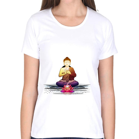 Summer T-shirt for Women(BUDDHA)