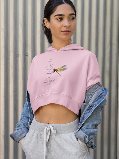 Your Own Kind Of Beautiful Crop Hoodie For Women