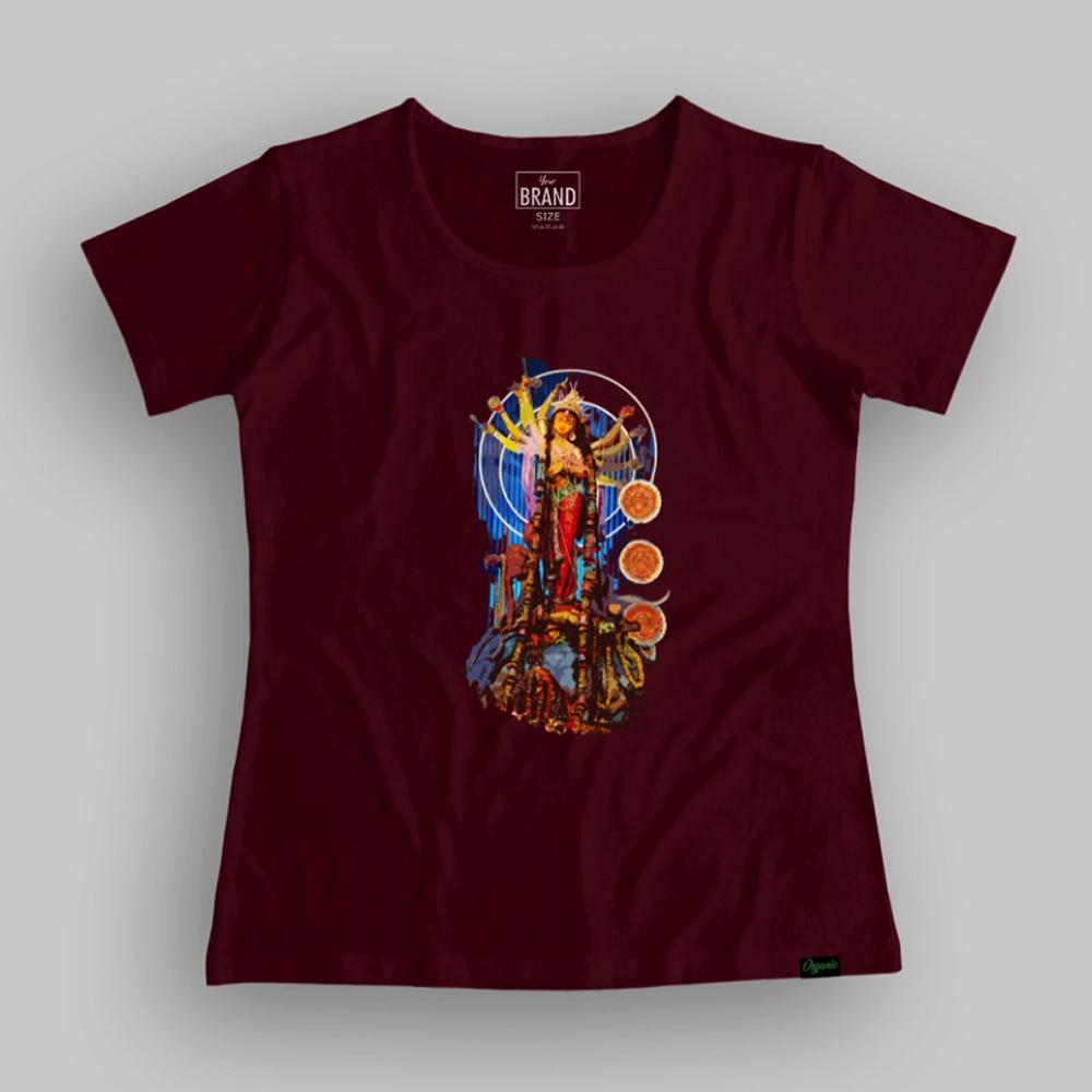 Summer T-shirt for Women(DURGA PUJA)