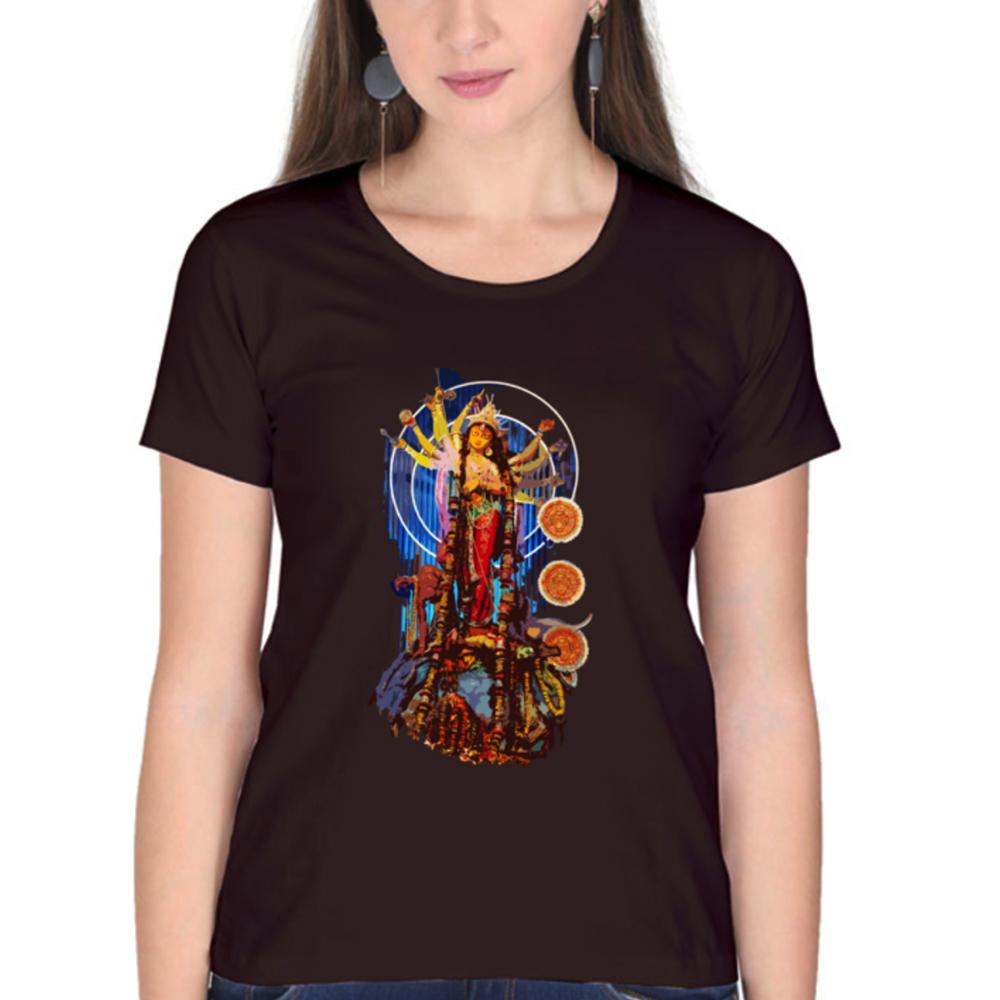 Summer T-shirt for Women(DURGA PUJA)