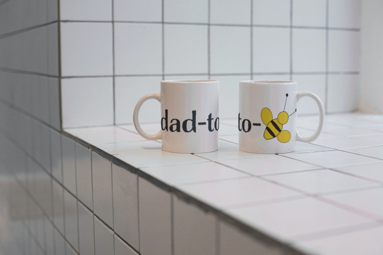 Dad To Bee White Coffee Mug