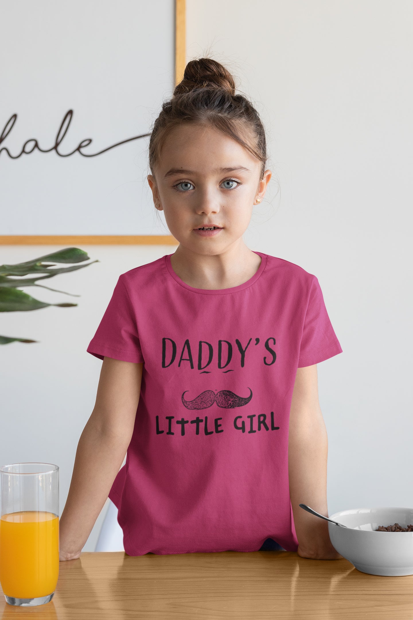 Daddy's Little Girl Sommer-T-Shirt für Mädchen