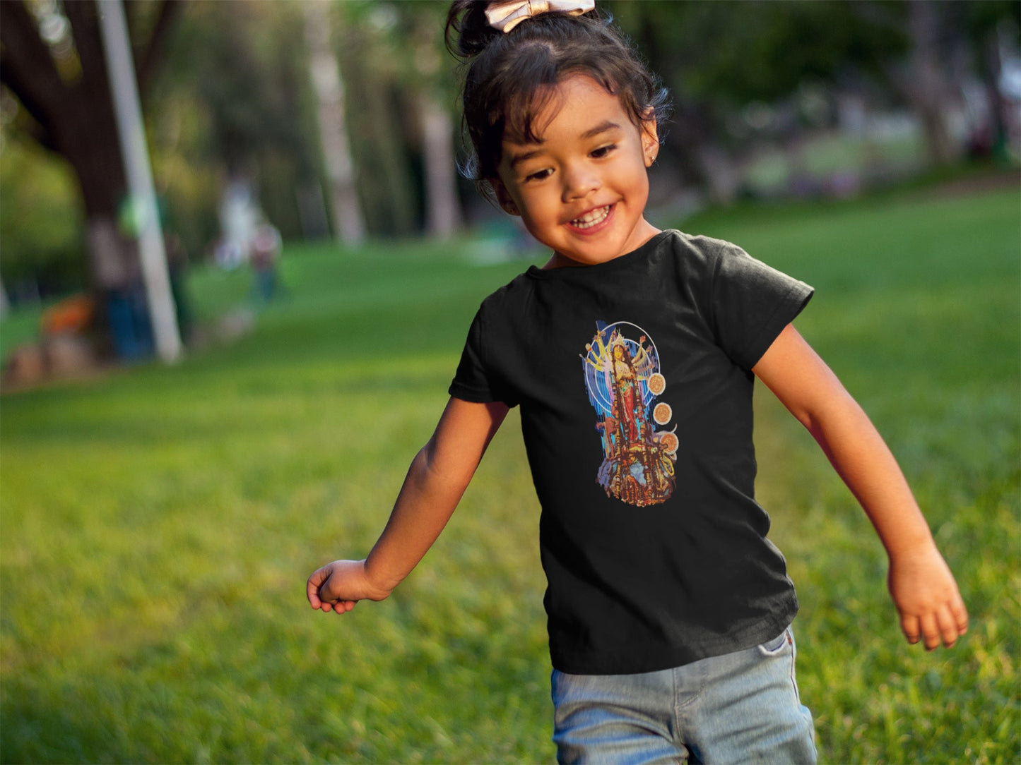 Durga Puja Summer T-shirt for Girls