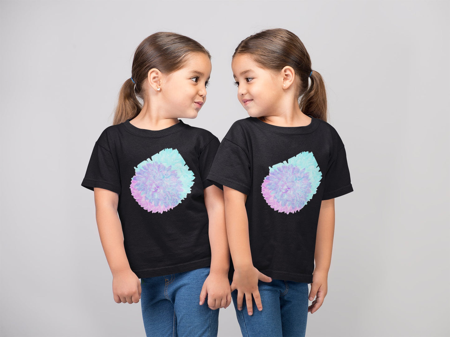 Dahlia Dual Tone Summer T-shirt for Girls