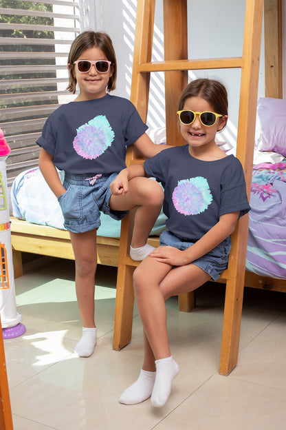 Dahlia Dual Tone Summer T-shirt for Girls