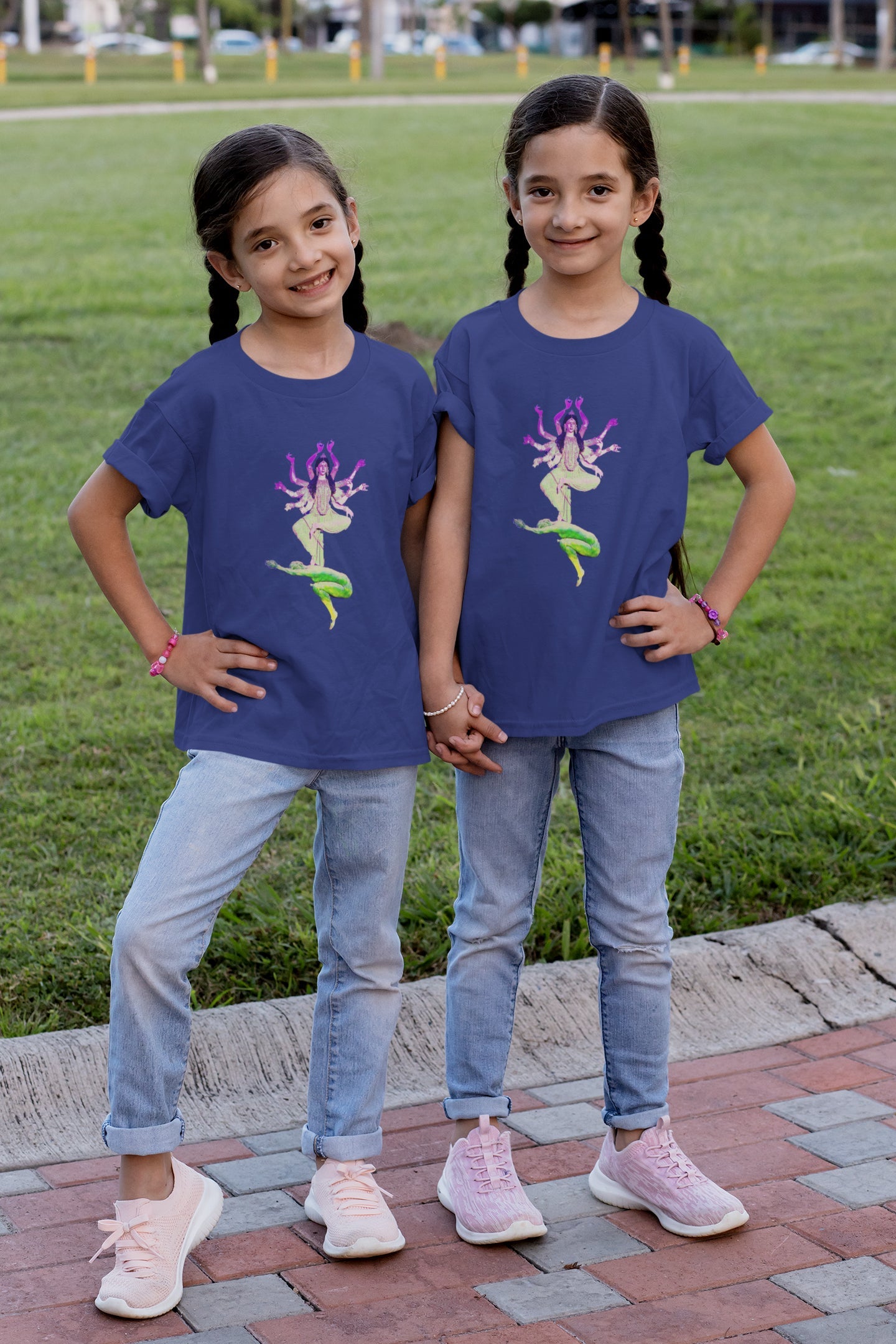 JMP Durga Summer T-shirt for Girls