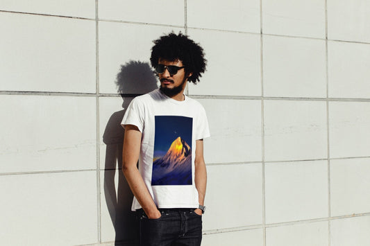 Kailash Parvat Sommer-T-Shirt für Herren