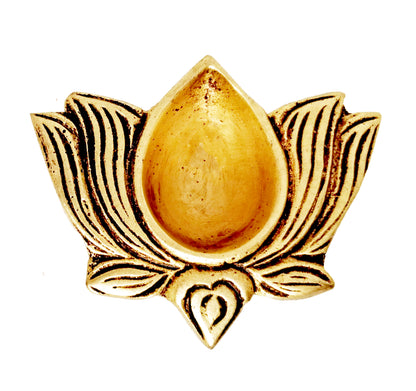 Lotus Brass Diya