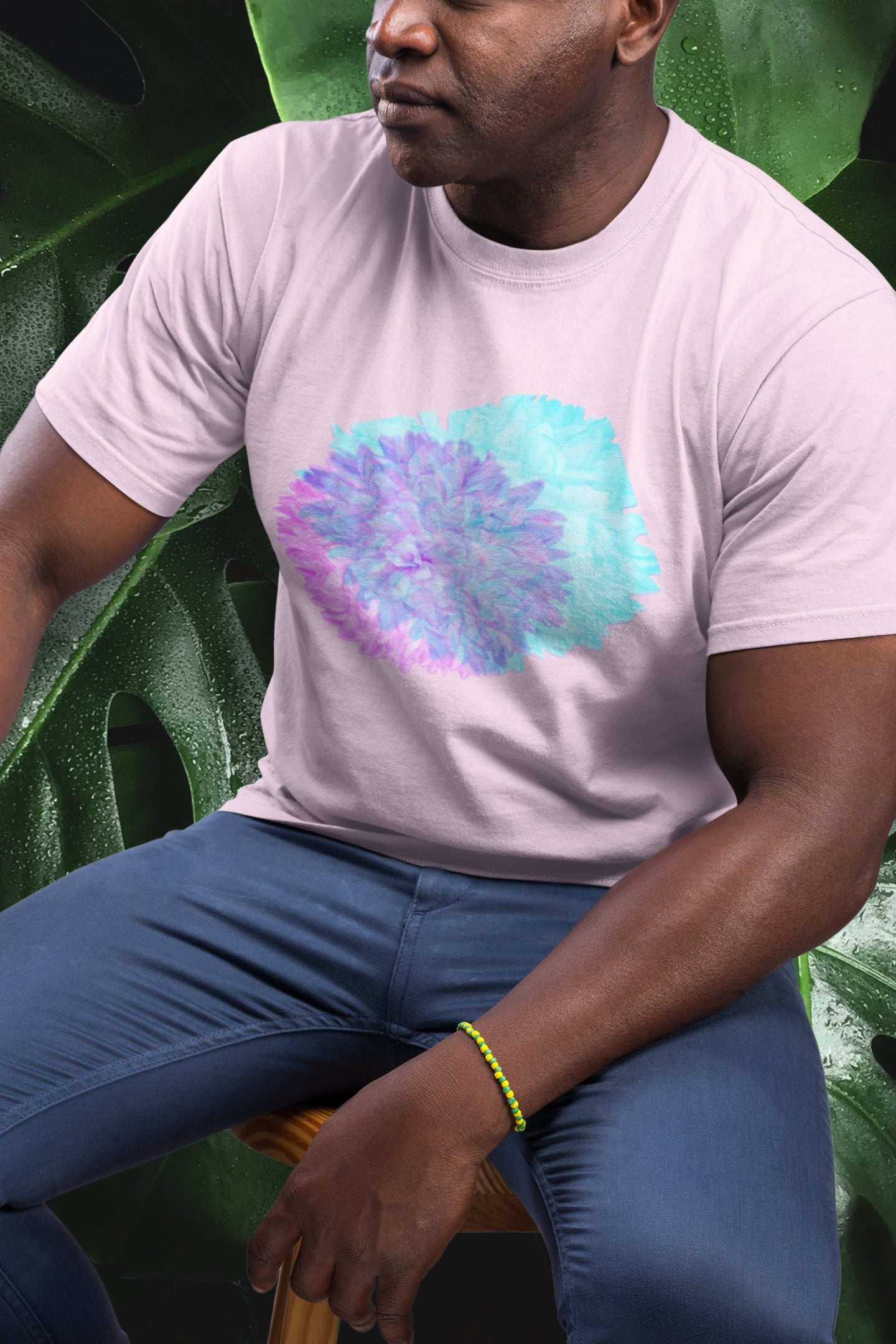 Summer T-shirt for Men(Dahlia Dual Tone)
