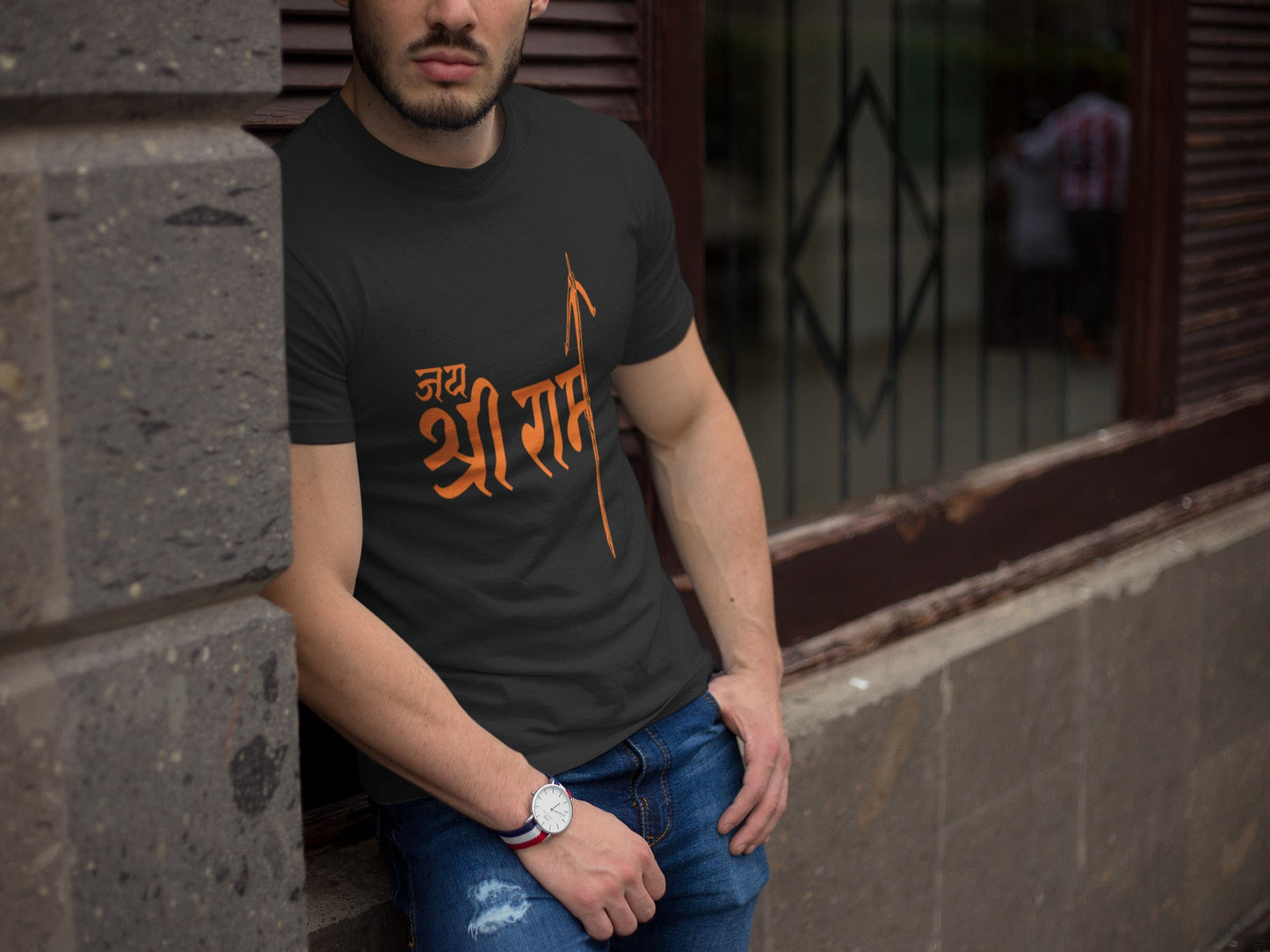 Jai Shri Ram Sommer T-Shirt für Männer