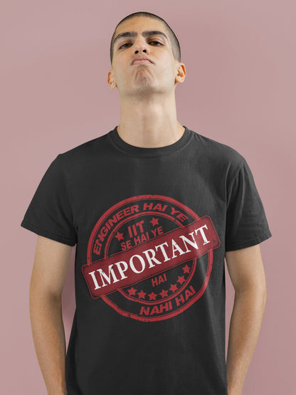 Summert T-shirt For Men ( Engineer IIT Se Hai )