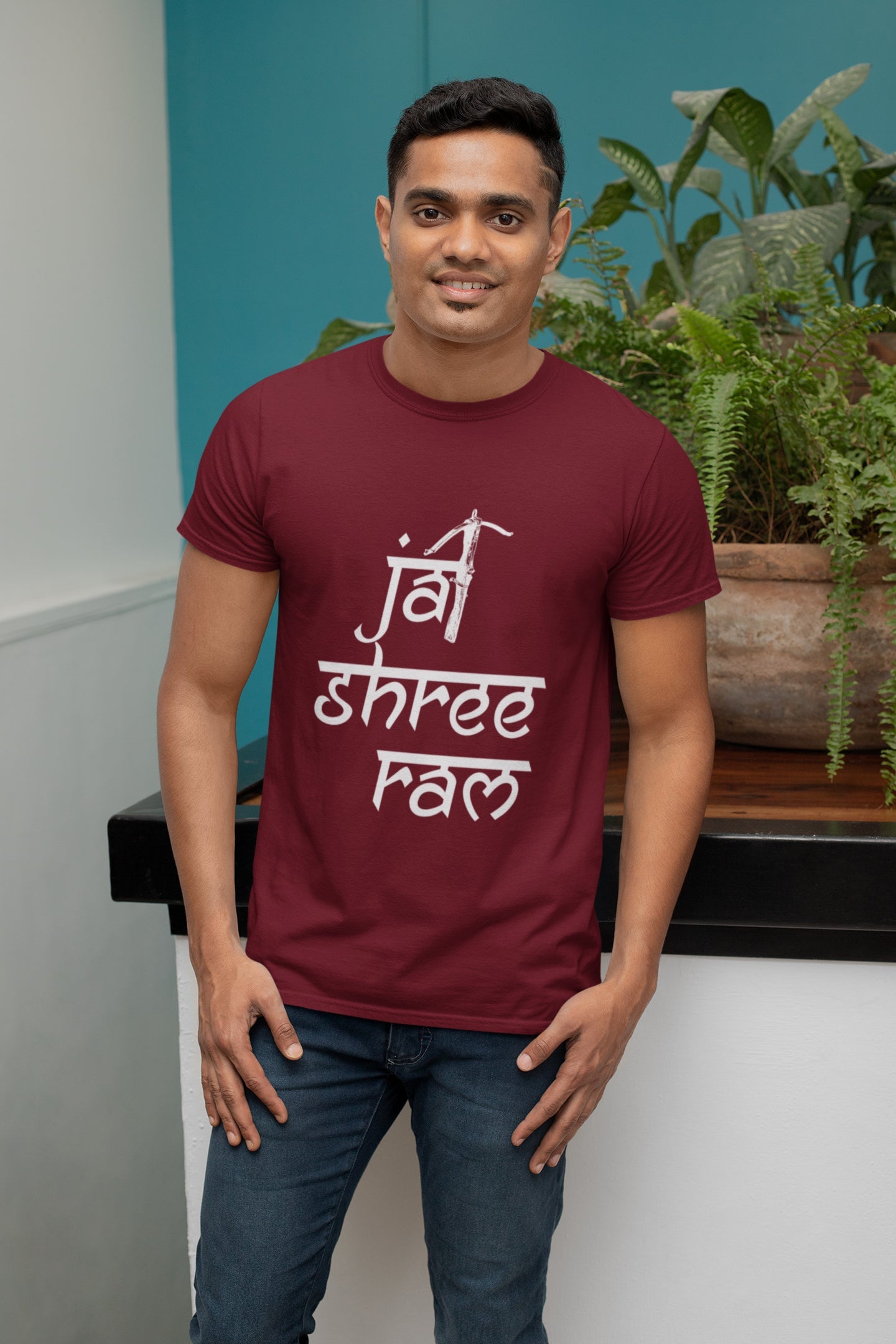 Summert T-shirt For Men ( Jai Shree Ram )