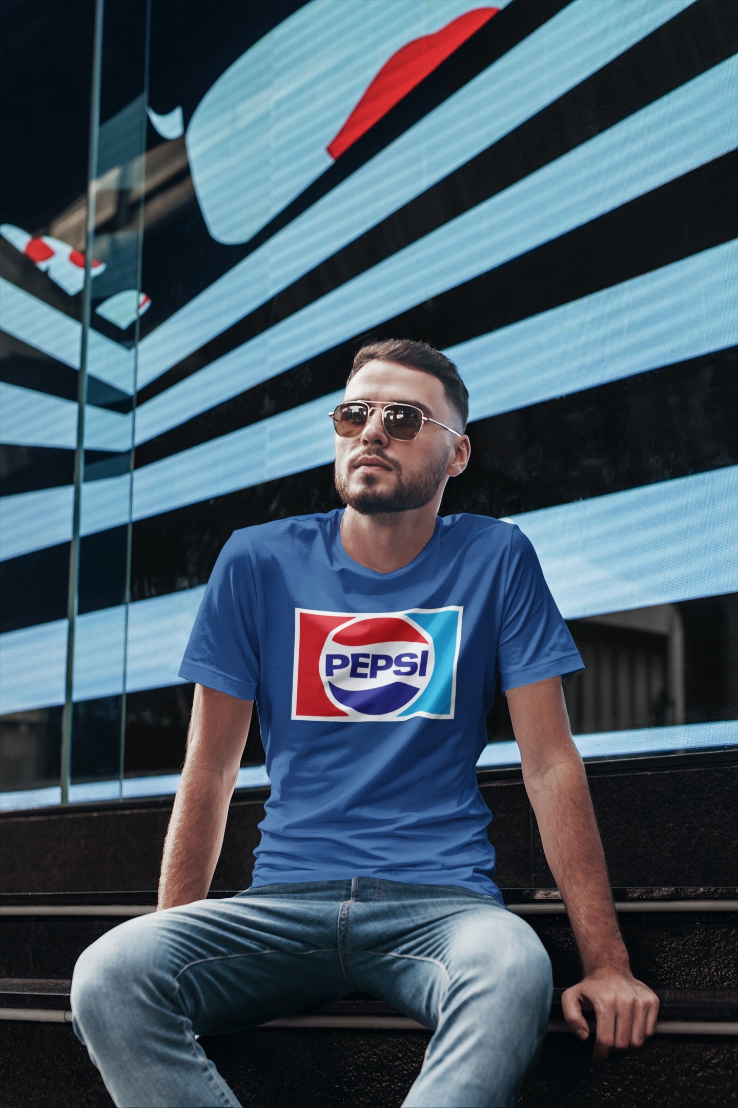 Pepsi Summert T-Shirt für Herren