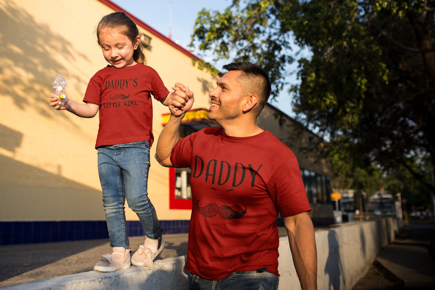 Daddy's Little Girl Sommer-T-Shirt für Mädchen