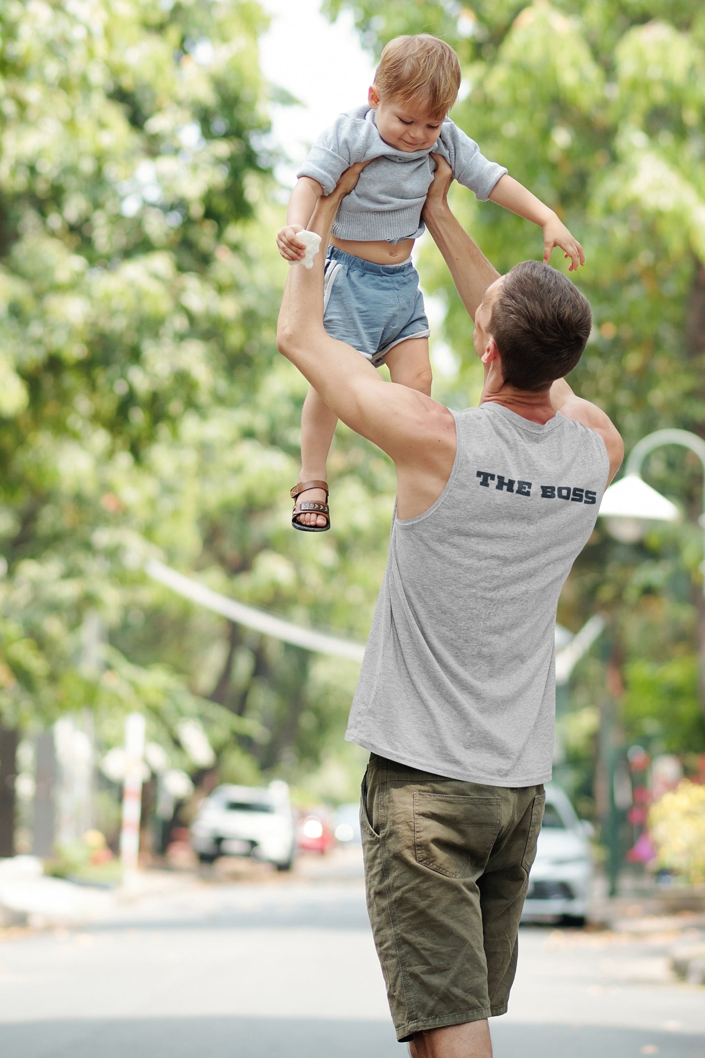 The Boss Grey Melange Gym Vest