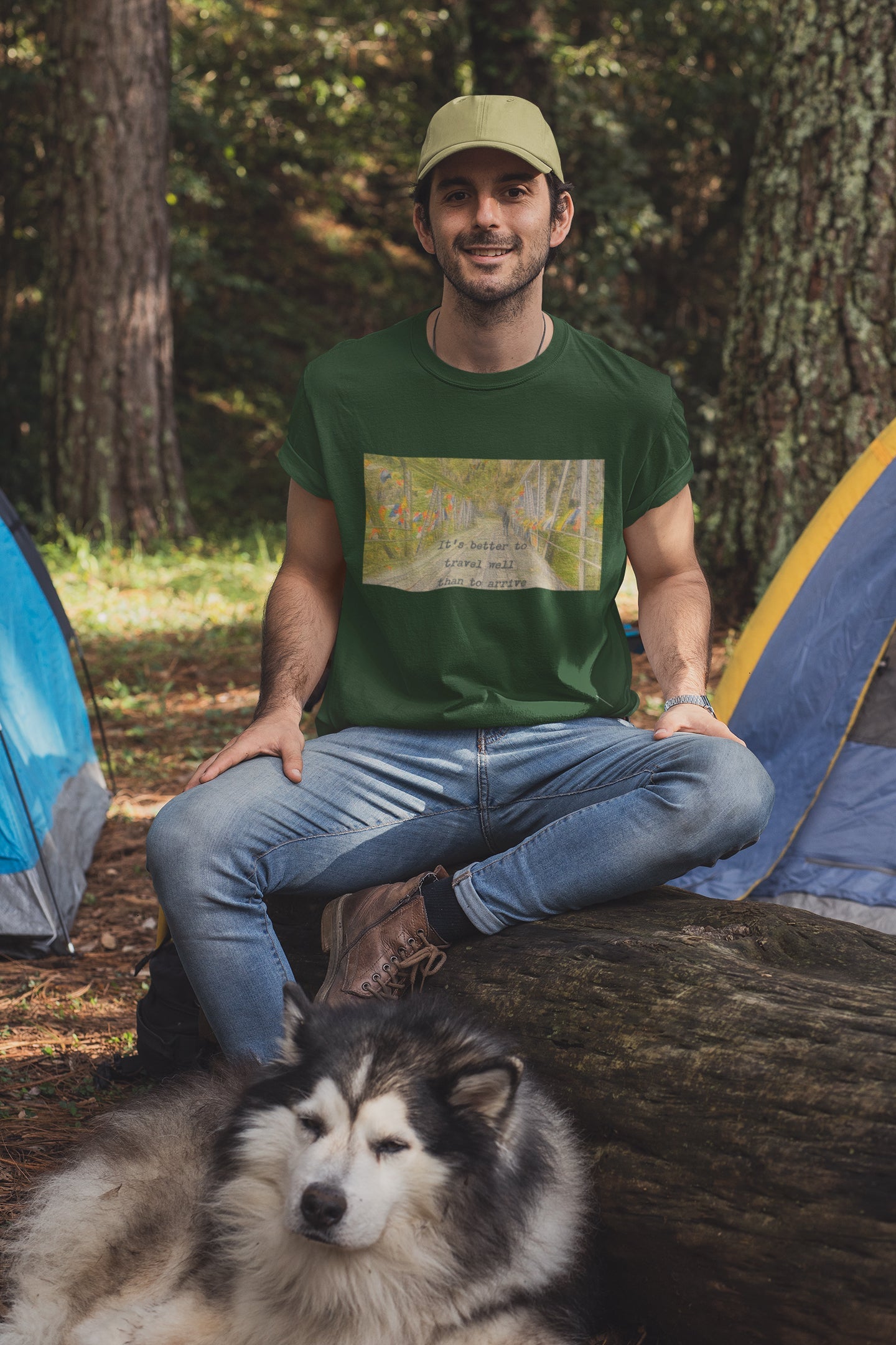 Travel Well Summer T-shirt for Men