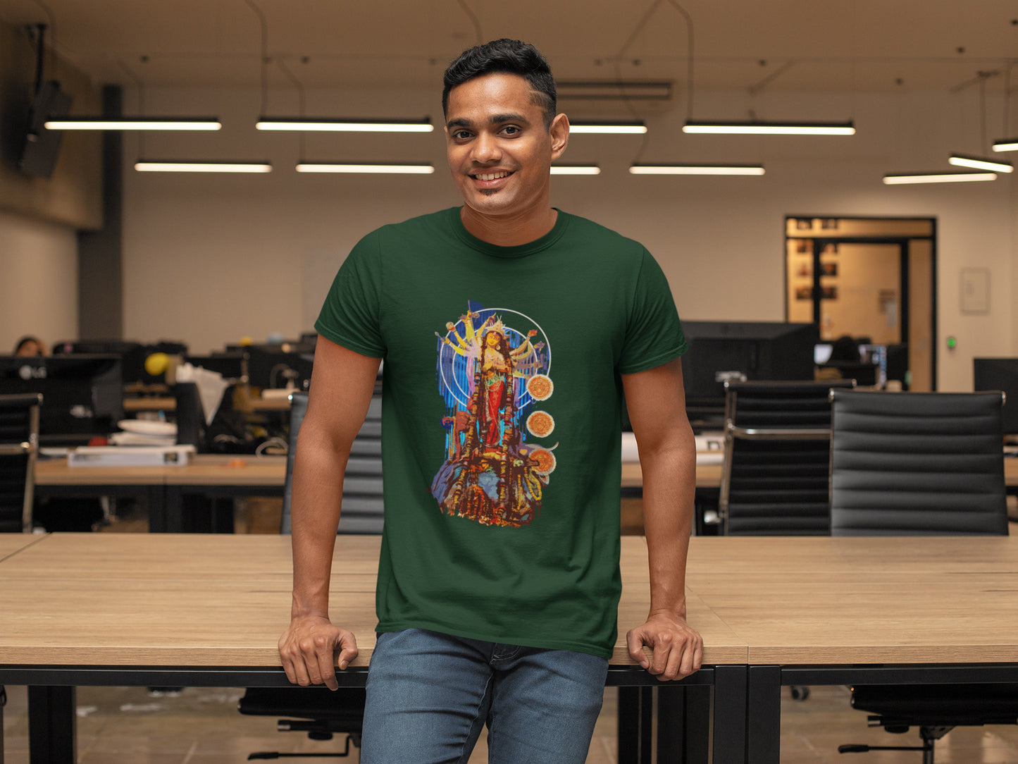 Durga Puja Summer T-shirt for Men