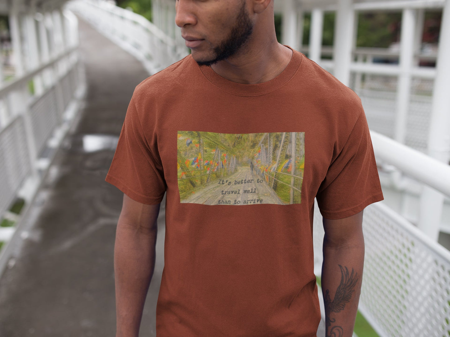 Travel Well Summer T-shirt for Men