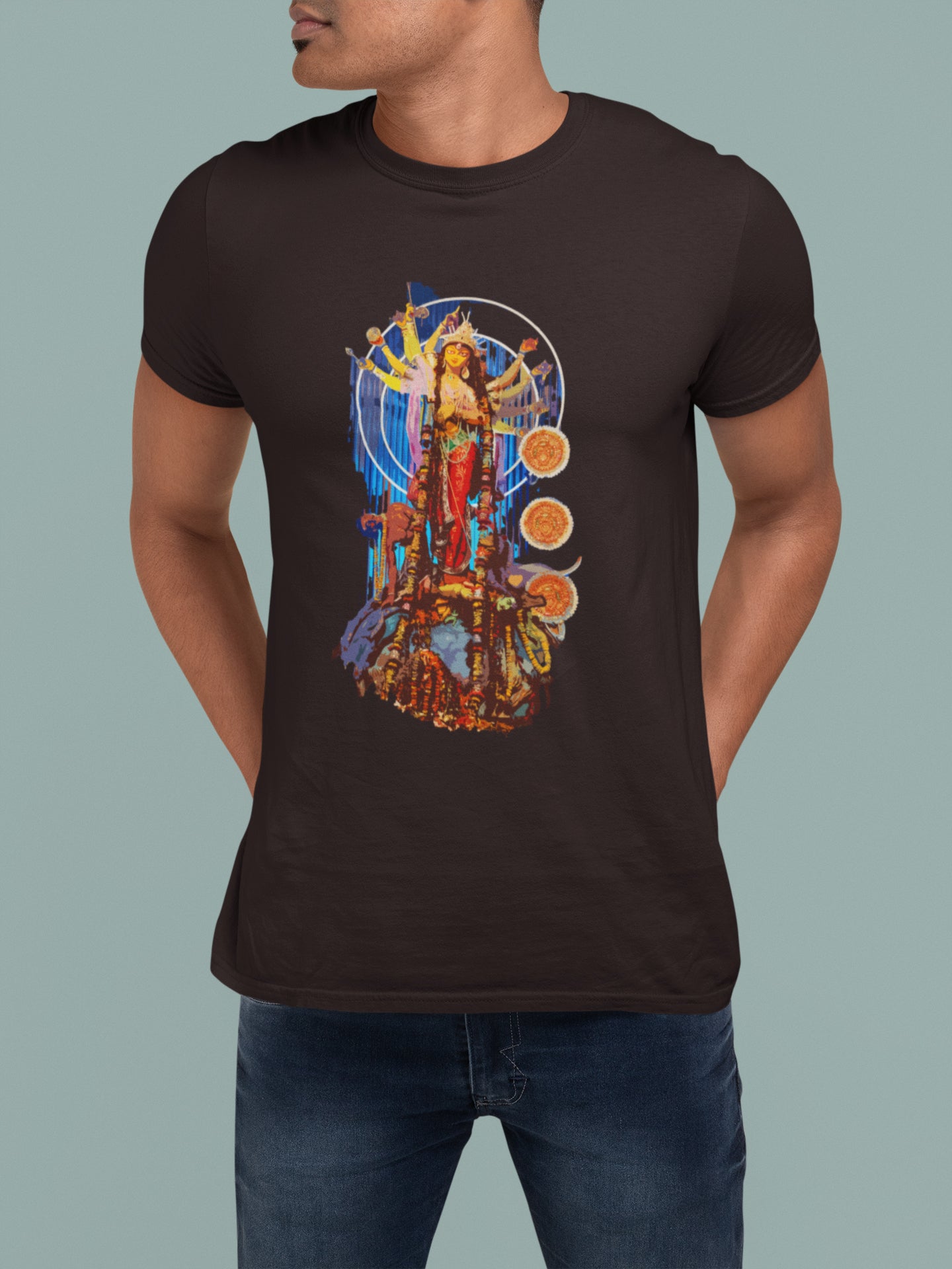 Durga Puja Summer T-shirt for Men