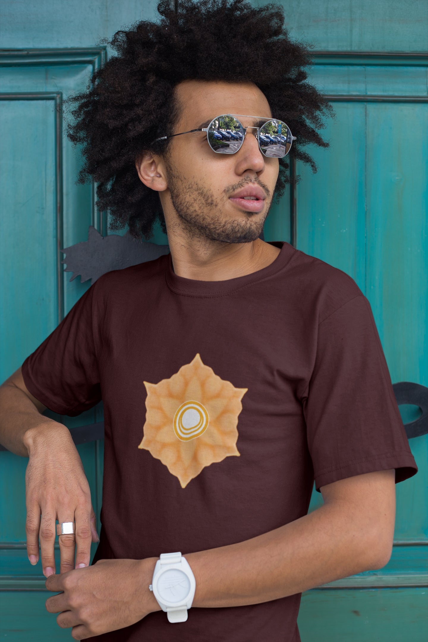 Sakralchakra Sommer-T-Shirt für Männer