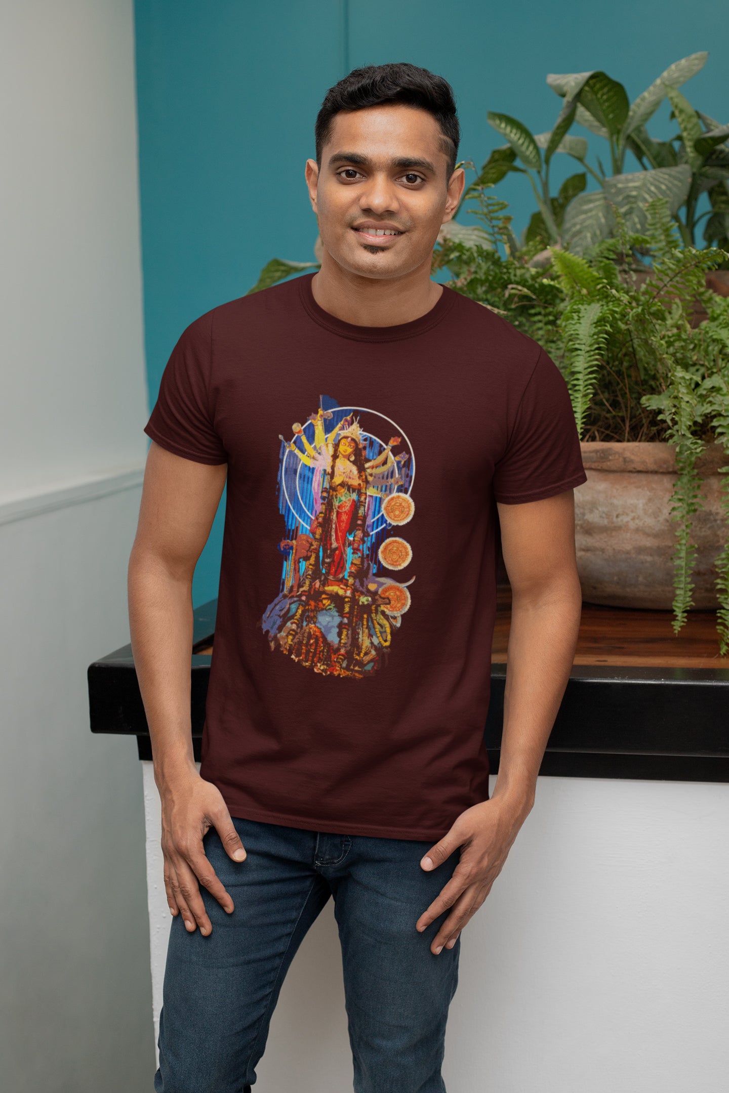 Durga Puja Summer T-shirt for Men